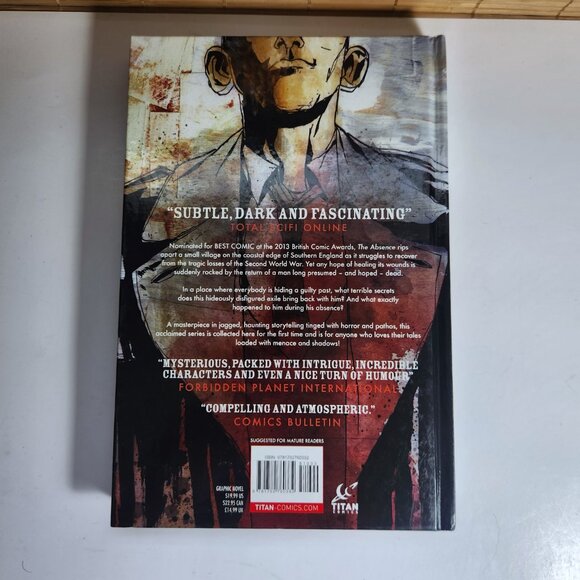 The Absence Graphic Novel Martin Stiff Hardcover 1st Edition 2014 Comic - Picture 7 of 16